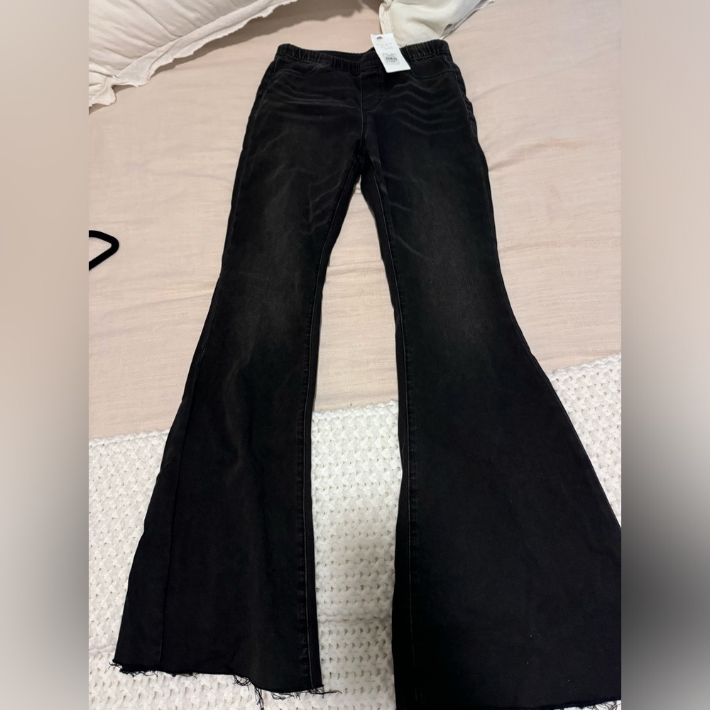 American Threads Black Flare Jeans